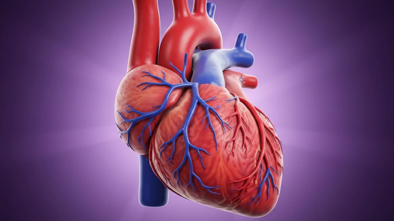 Anatomical Representation of a Human Heart: Study of Structures, Vascular System, and Circulatory Function in a Digital 3D Visualization
