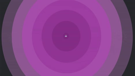 animation of breast cancer awareness text over pink circles
