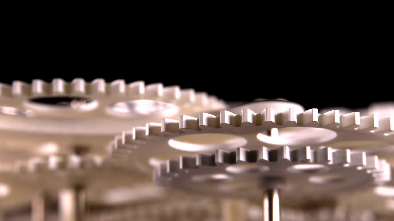 engranajes de reloj retro abstractos