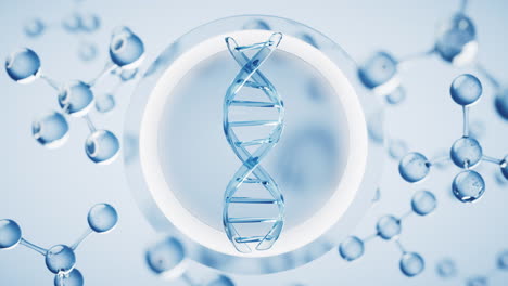 dna and biology concept, 3d rendering.