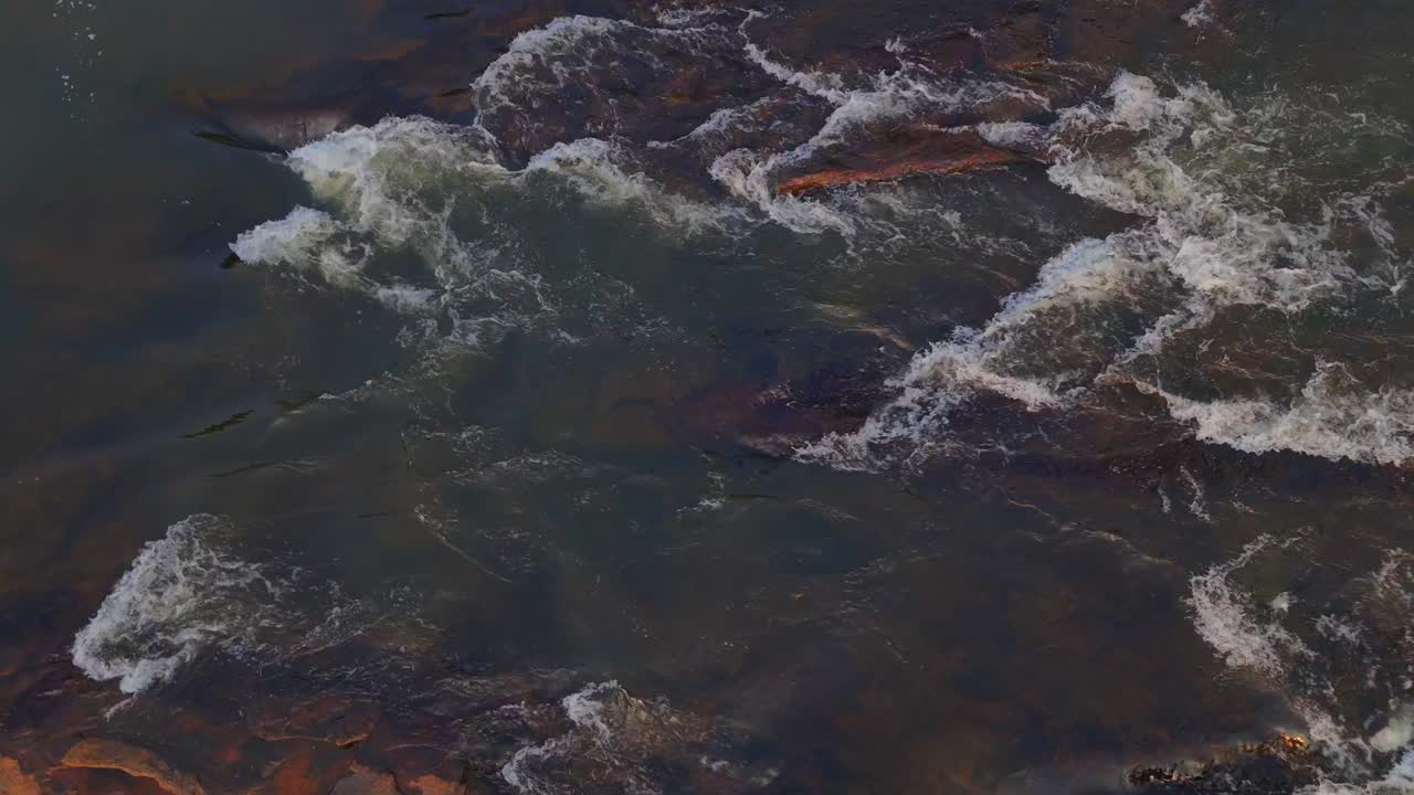 río de montaña salvaje que fluye a través de rocas de piedra, agua corriente clara río que fluye en el bosque profundo en kerala lugares turísticos propio país de dios