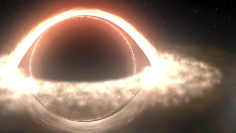 blackhole or wormhole in space