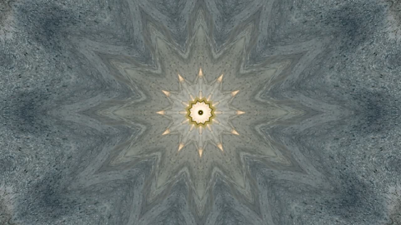 3d loop animation with particles as science fiction background