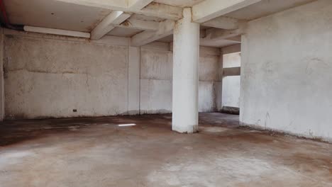 shot of old and dirty abandoned empty building interior