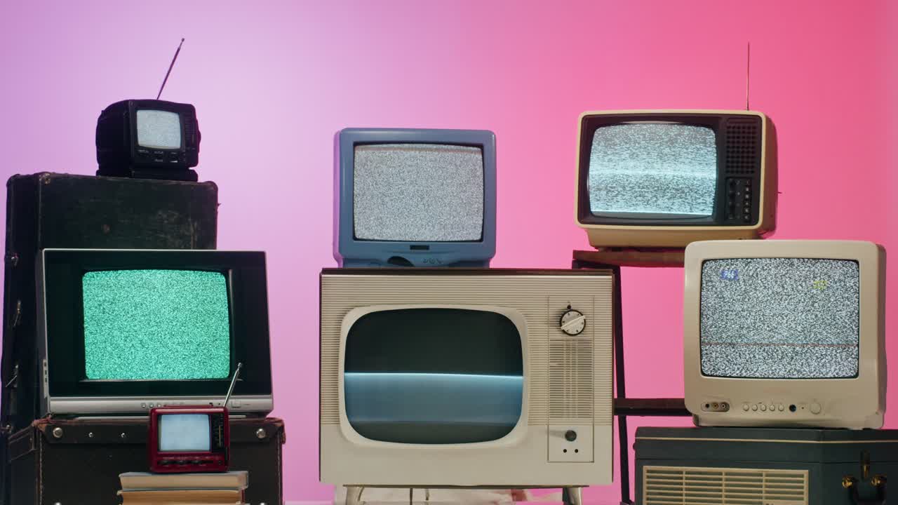 Collection of Vintage Televisions