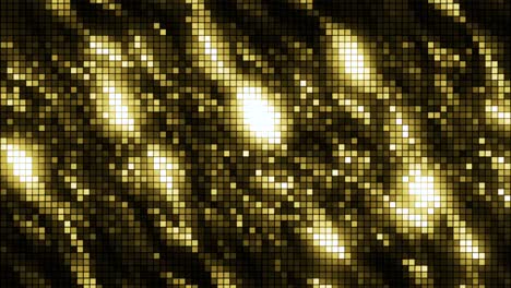 gold pixelated lights background