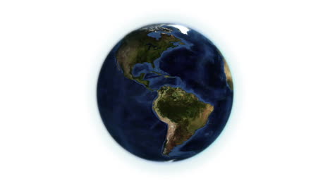la tierra girando sobre sí misma con la imagen de la tierra cortesía de nasa.org