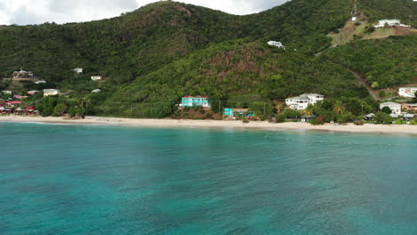 Drone-footage-of-sand-beach-in-the-Caribbean