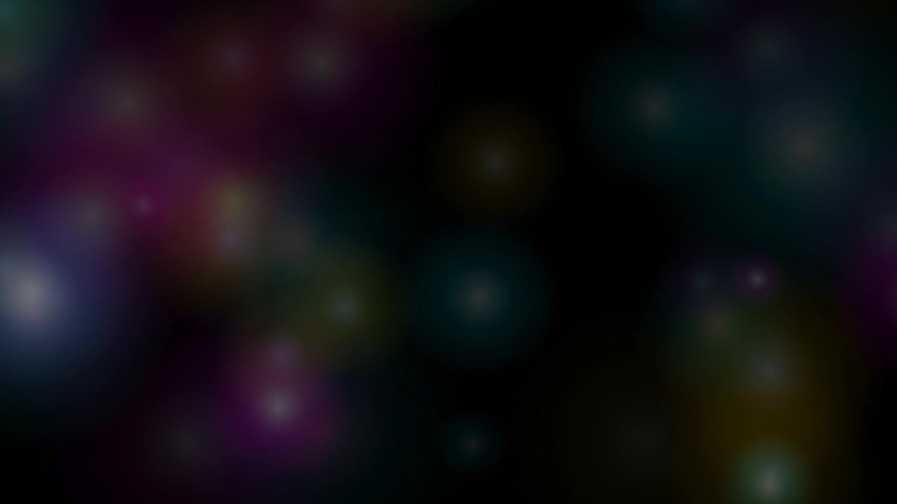 Abstract Background with Soft Glowing Colorful Bokeh Lights