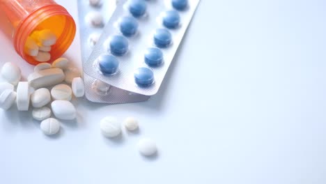 medicine and pill packets