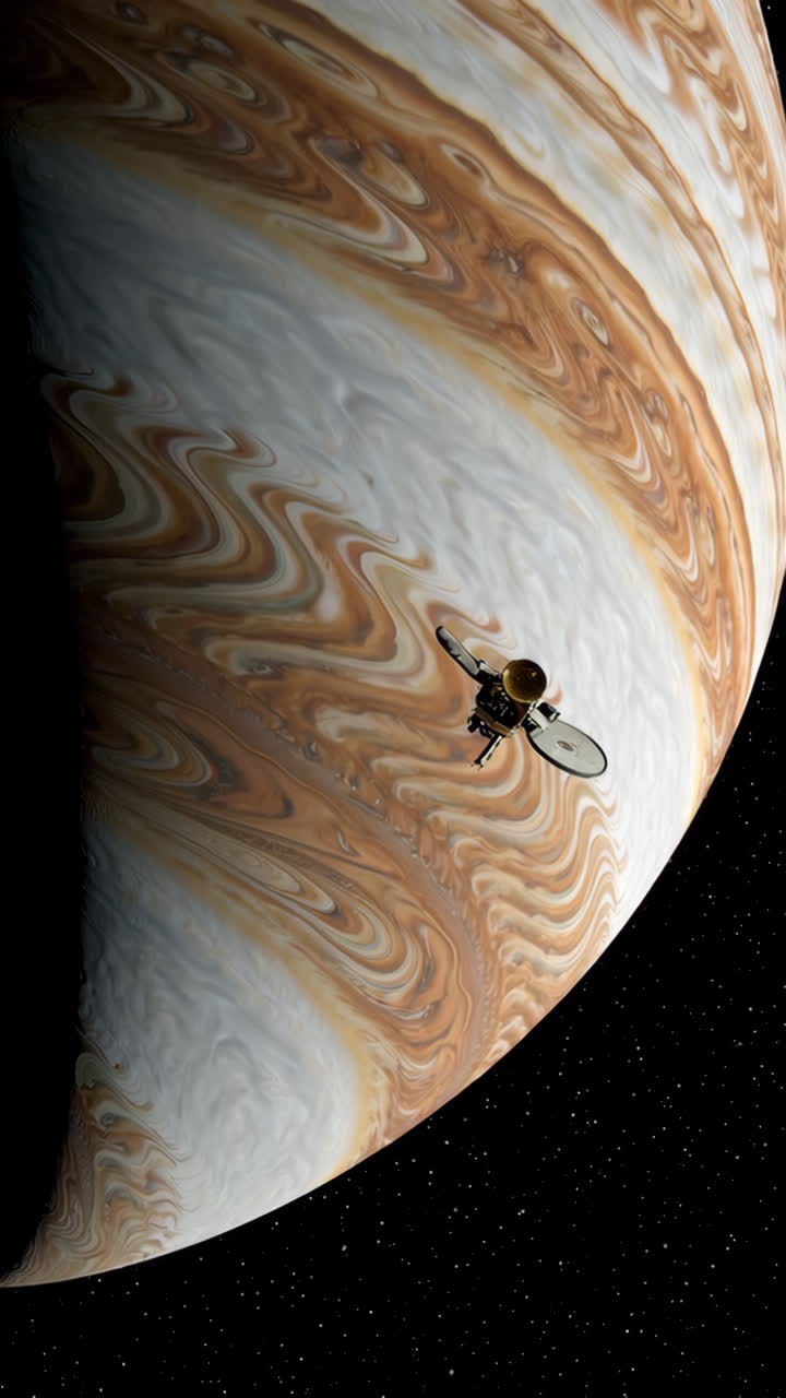 Voyager Spacecraft near Jupiter