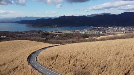 skyline aerial view in mt. fuji