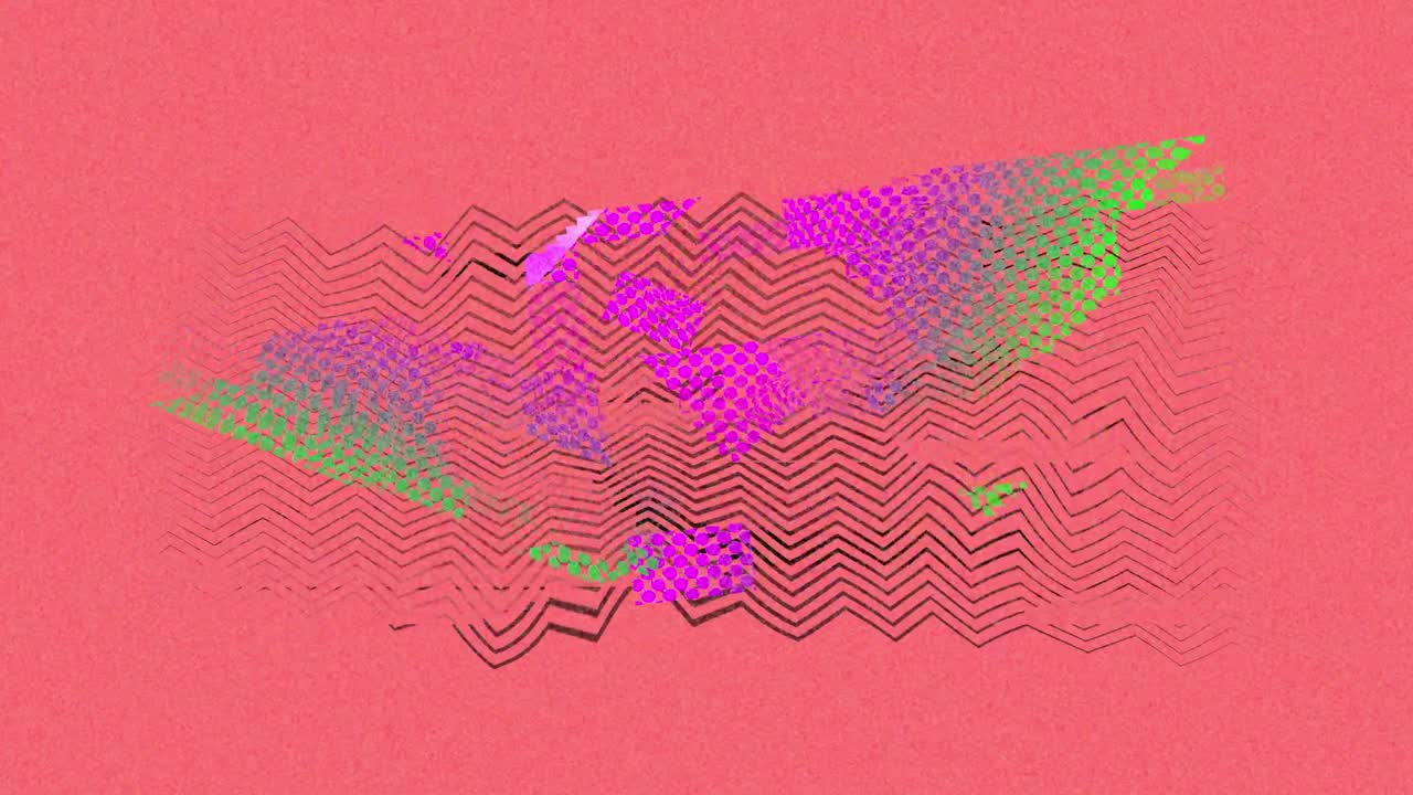 animación de movimiento retro hipnótico