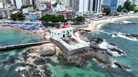 saint maria fort at salvador in bahia brazil