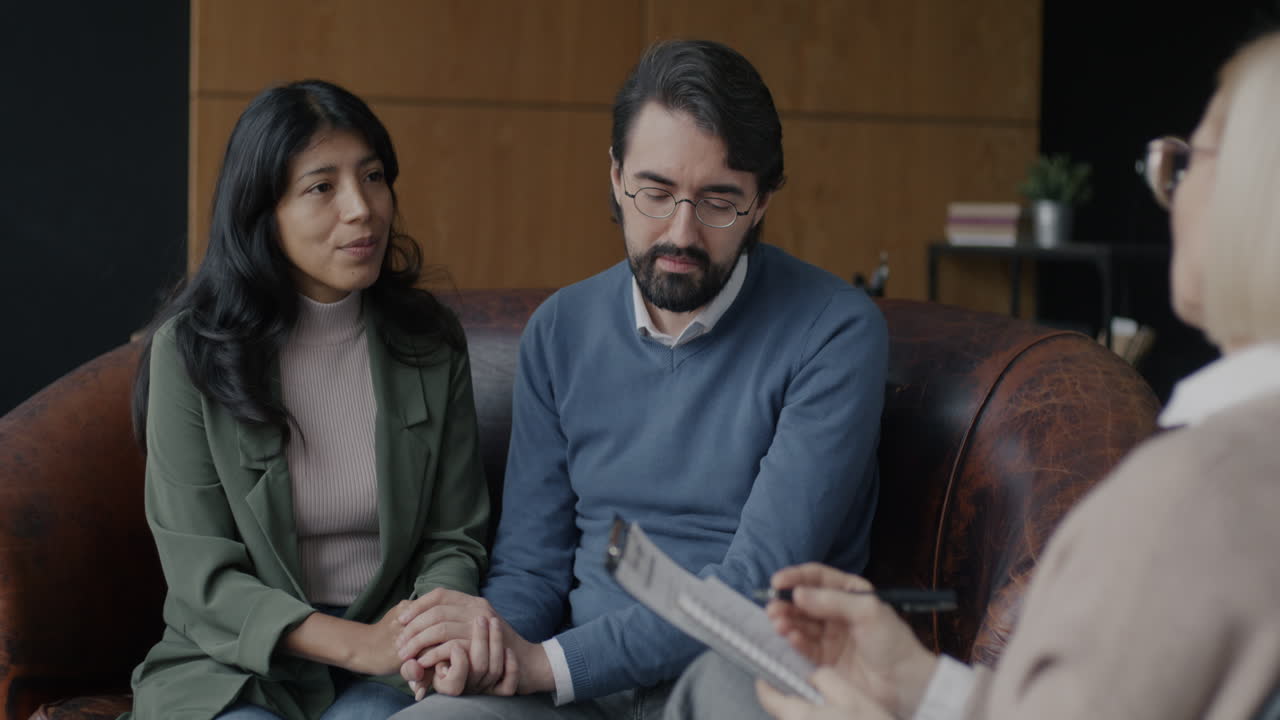 sesión de terapia de pareja