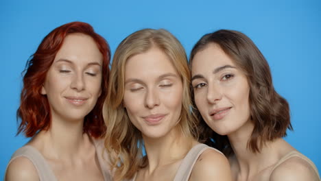 three women portrait