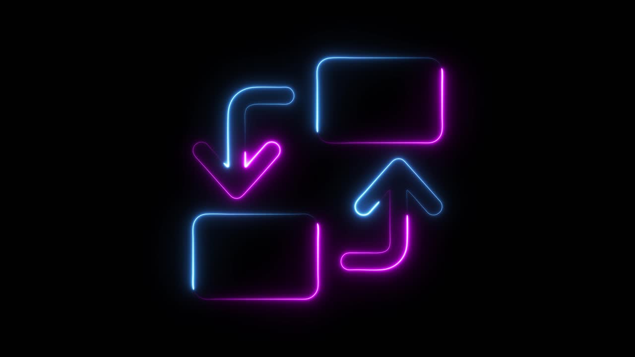 Neon Exchange Icon