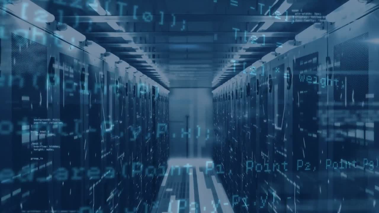 Animation of data processing over servers