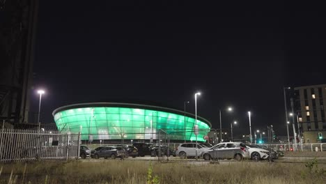vehicle parking, barren wasteland, exhibition centre, scotland