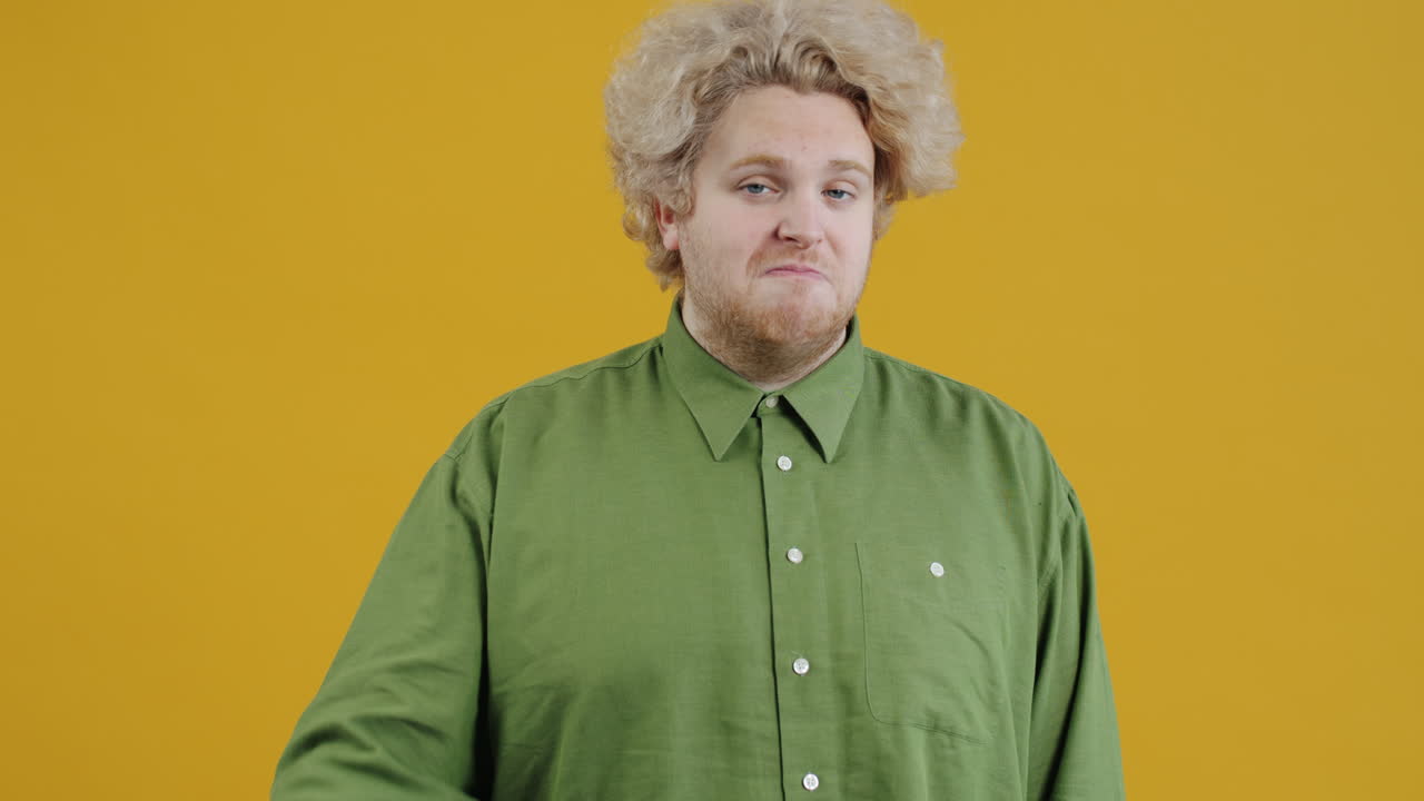 Man making an ok gesture