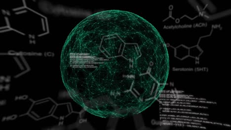 celda transparente verde y datos blancos en negro