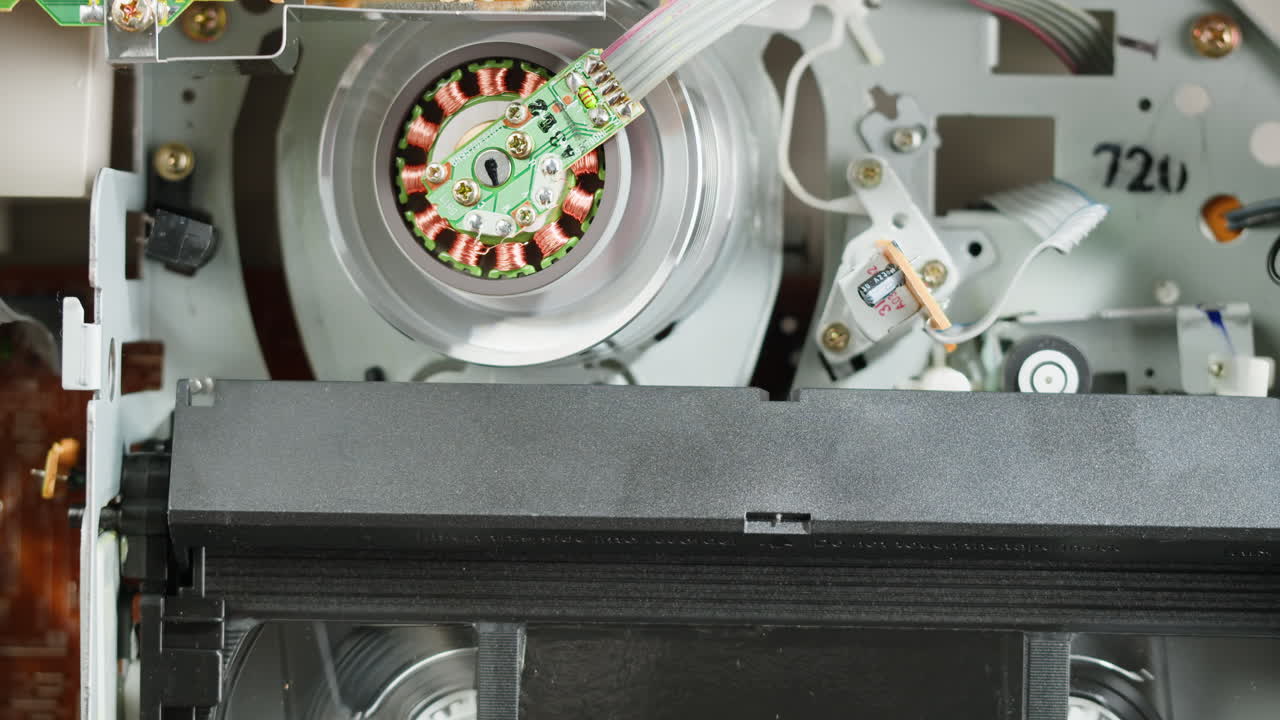 Inside of a Vintage VCR