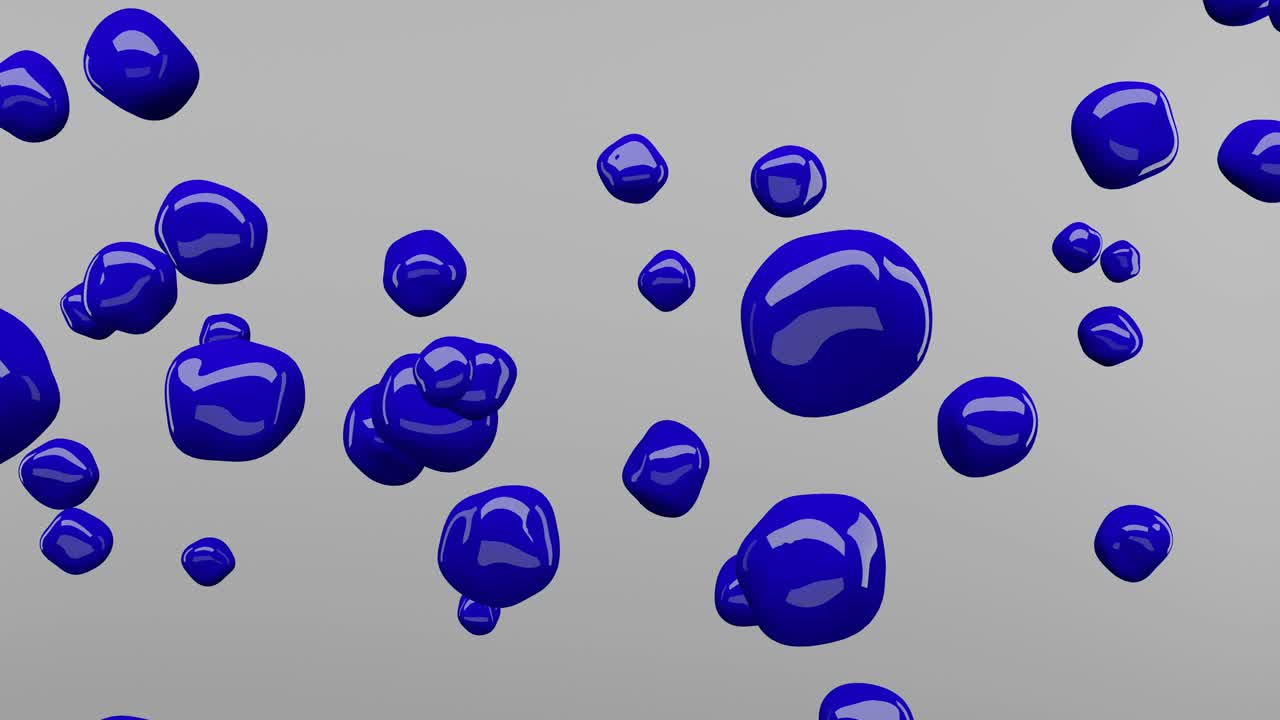 Liquid fluid shape abstract background animation