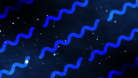 blue wiggle seamless loop background