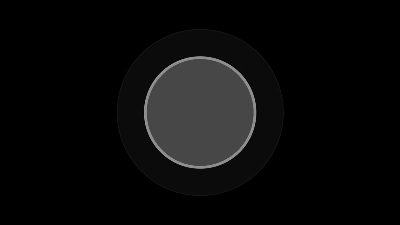 animación del círculo que aparece.