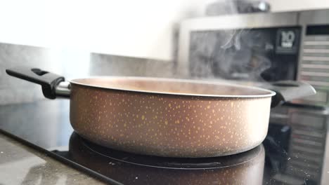 pot of boiling water on stove