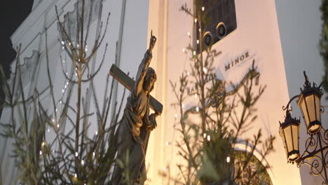 christmas decorations at a church