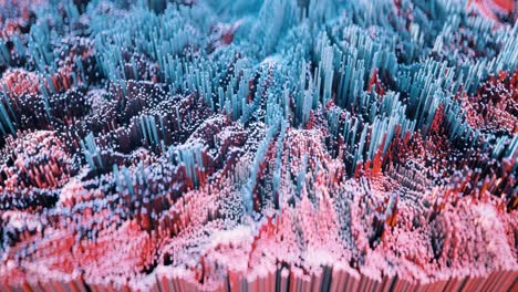 4K Abstract Topographic Waveform.