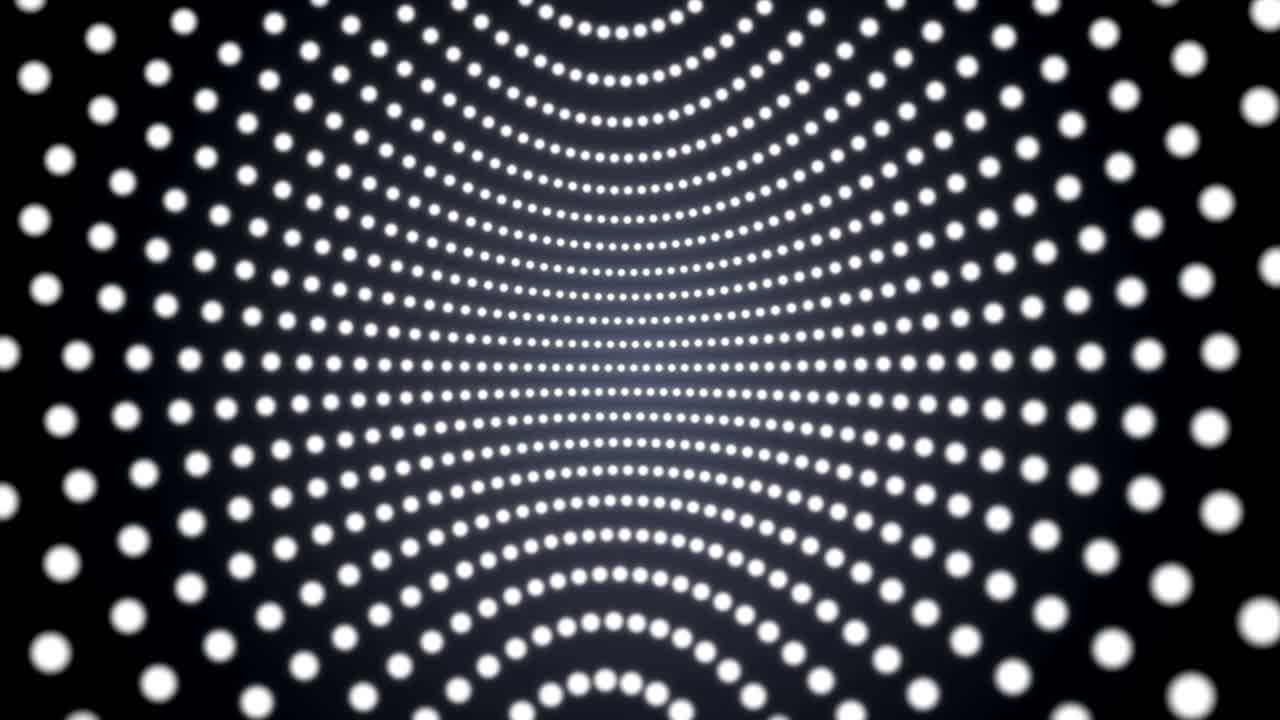 4k fondo de movimiento abstracto puntos giratorios bucle sin costuras