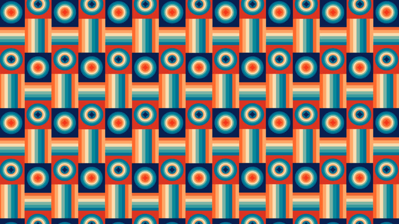 gráfico de movimiento de patrón de ranura geométrica