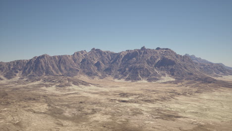 mountain range in arid desert landscape