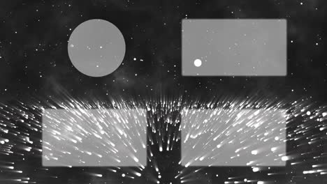 fantástico final de la luz tarjeta final de la pantalla gráficos de movimiento
