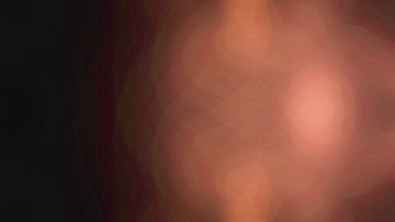 flashing orange light on black background