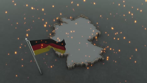 germany map background 4k