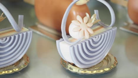 elegant miniature cakes
