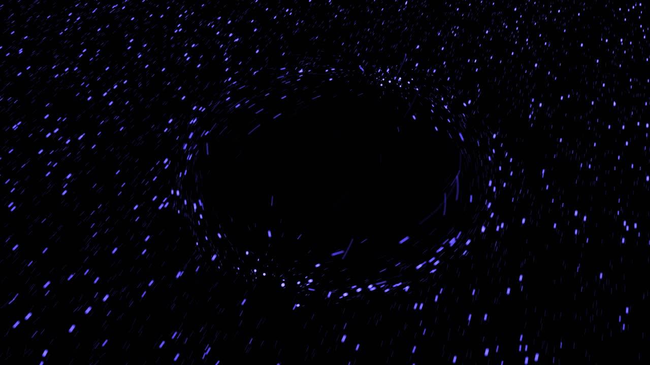 Simulated Black Hole Event Horizon