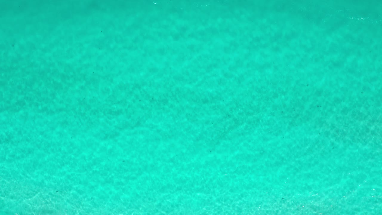 Aerial view of turquoise sea water