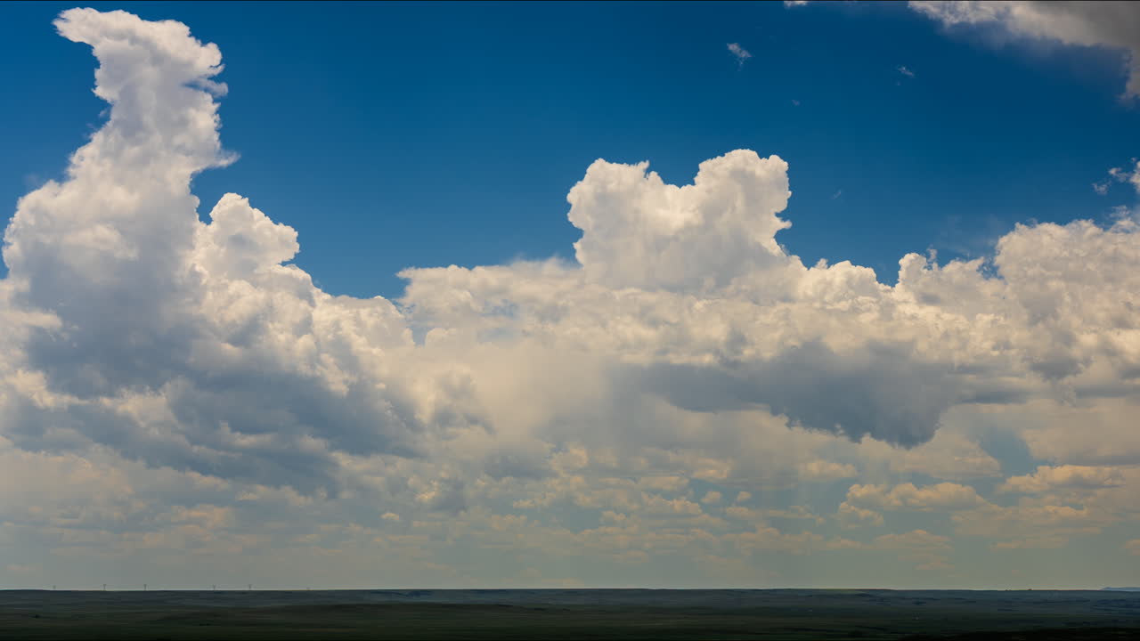 Clouds over a landscape