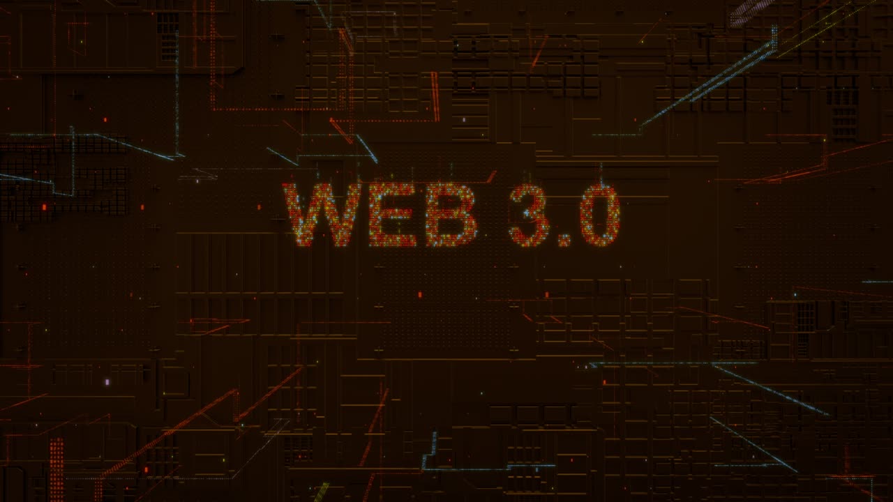 WEB 3.0 words icon digital code technology background stock video
Artificial Intelligence, Technology, Digitally Generated Image, Icon, Three Dimensional