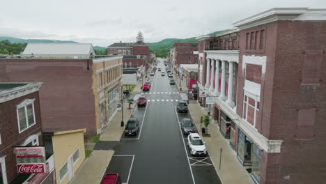 Dynamic-Push-Forward-Shot-of-Rumford-Maine-Downtown-Main-Street