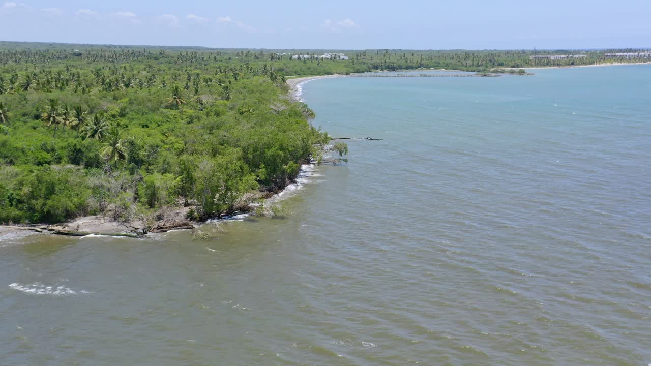 desembocadura del río soco, san pedro de macoris en república dominicana