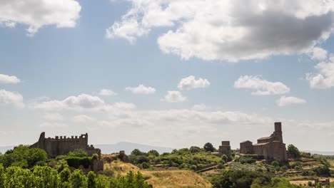 countryside near tuscania - time lapse