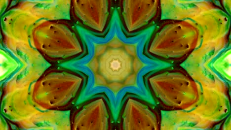 movimiento de fondo de kaleidoscopio abstractamente colorido