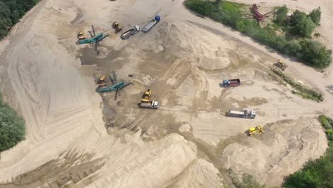 Mining-conveyor-at-sand-quarry