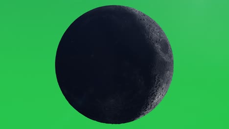 Genaue-Darstellung-Der-Libration-Und-Der-Mondphasen-über-Einen-Zeitraum-Von-Zwei-Mondmonaten-Mit-Grünem-Hintergrund