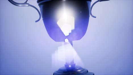 4k super slow motion champion trophy cup